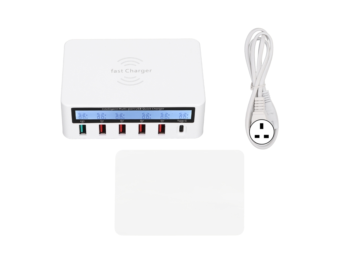 Estação de Carregamento Usb LAXISCREED 6 Portas 40w