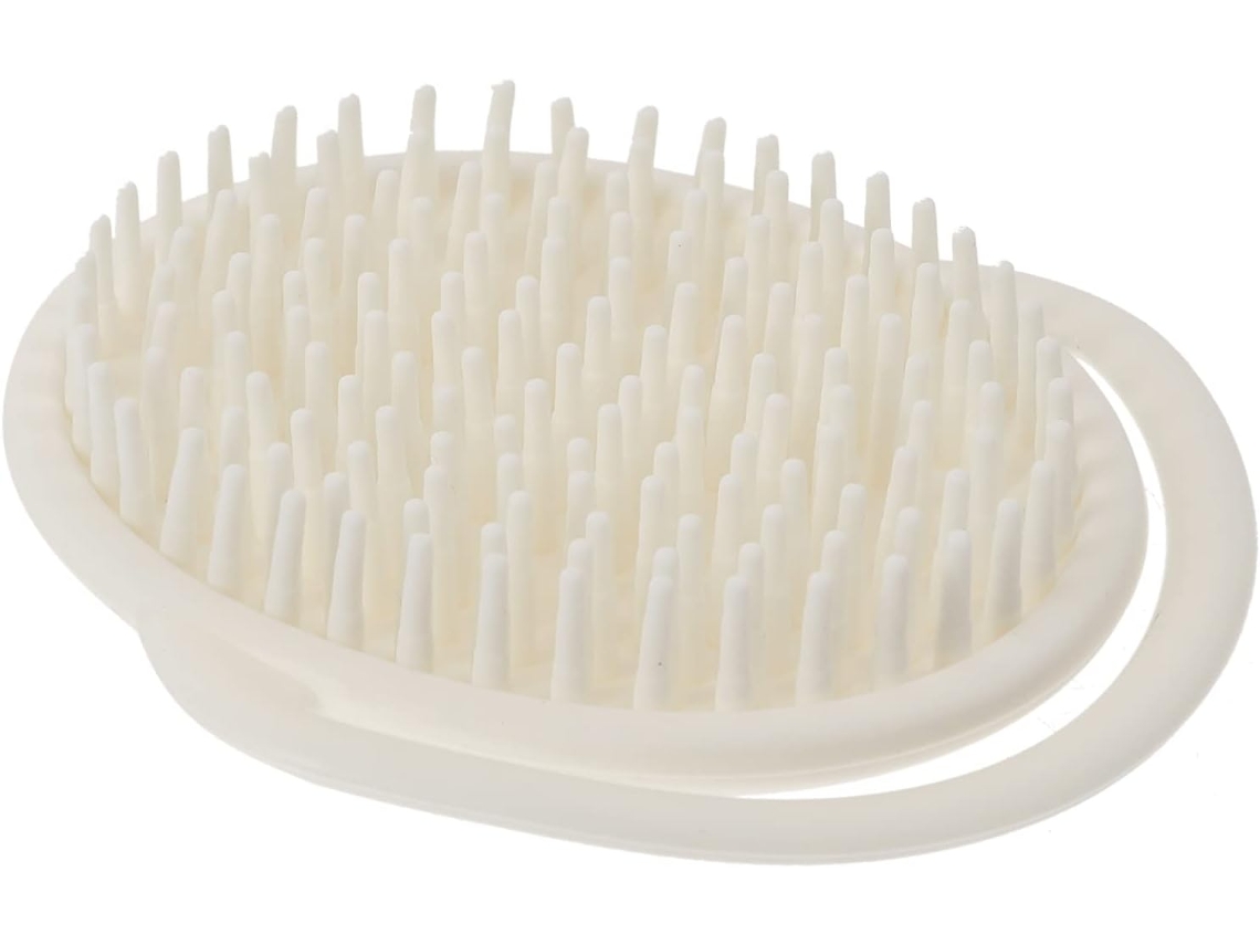 Escova De Silicone Baluue Para Banho Bebês, Ideal Para Massagem, Lavagem Da Cabeça E Shampoo Suave 100% Segura