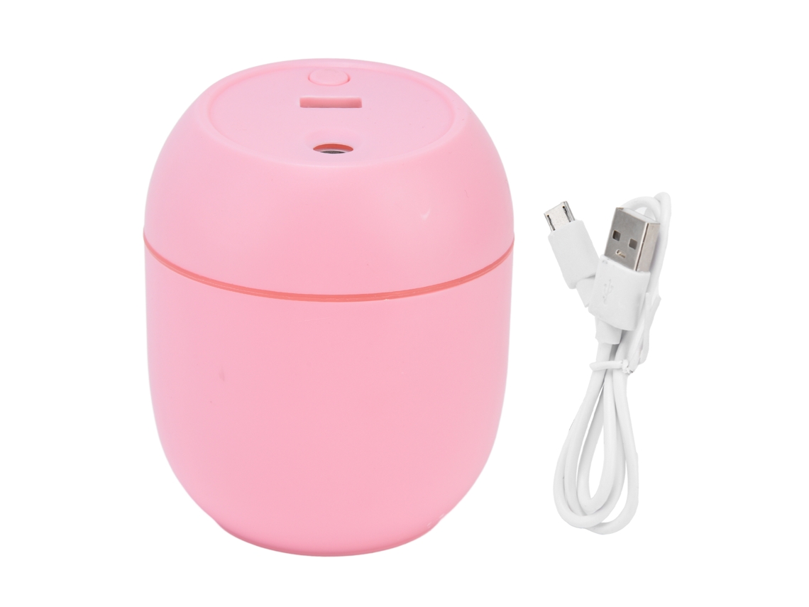Mini Umidificador USB 250ml Silencioso com Luz Noturna SILVER
