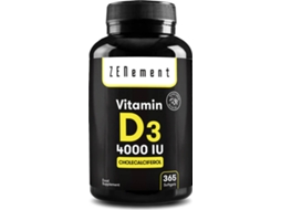 Suplemento Alimentar ZENEMENT Vitamina d3 4000 iu (365 Softgels)