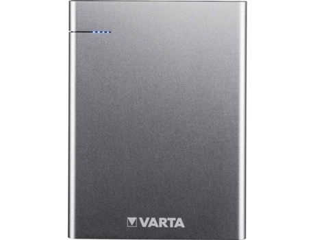 Powerbank VARTA Slim 12000 mAh em Prateado — 12000 mAh | 1 Portas USB