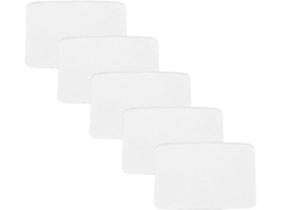 Fitas Adesivas Antiderrapantes Popetpop Para Carpetes E Almofadas, Pvc Branco, 5 Pares, Uso Doméstico Versátil E Fixação