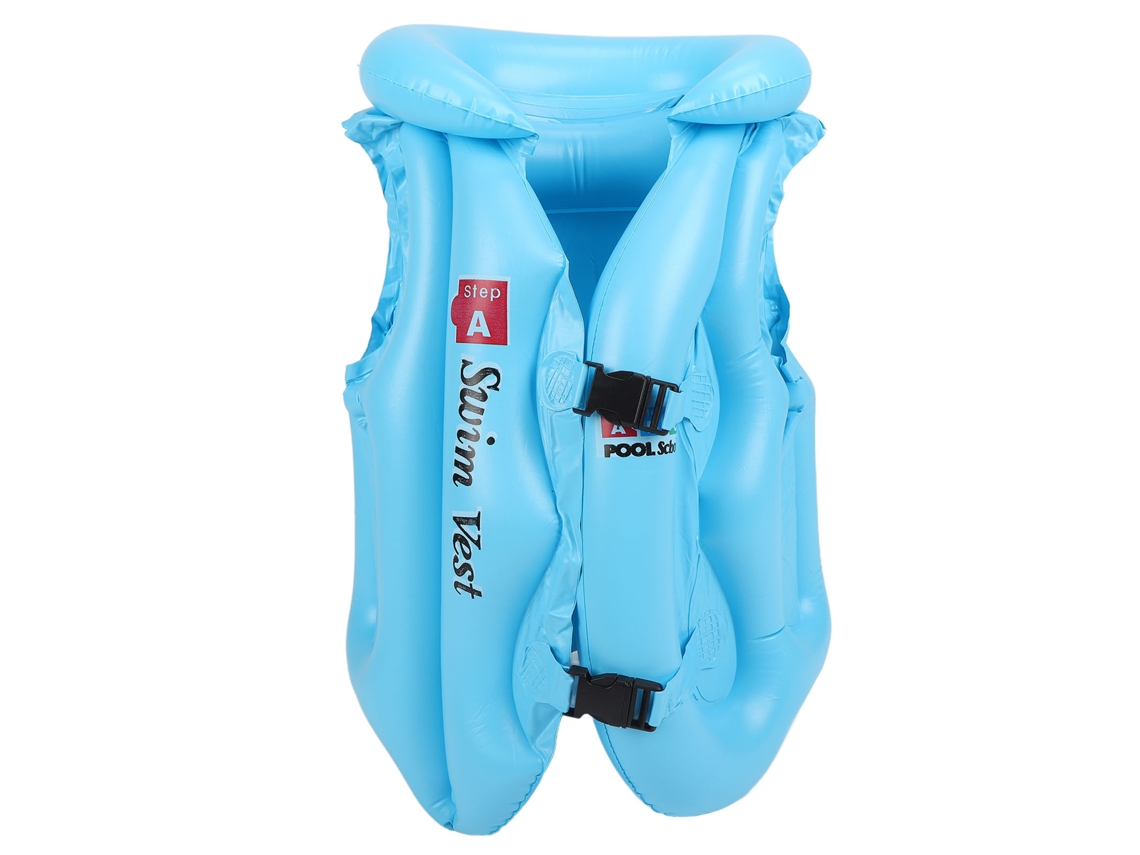 Chaleco Hinchable Para Niños Com Auxílio De Flutuabilidade Jaqueta De Natação Plástica Chaleco De Natação