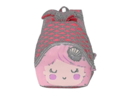 Mochila Pré-escolar, Feminina, 3d, Vermelha, Aulas