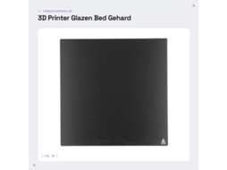 Acessório Para Impressora 3d - Tábua De Aço - 235x235x4mm - Vidro Resistente - Tábua De Aquecimento - Fácil De Limpar