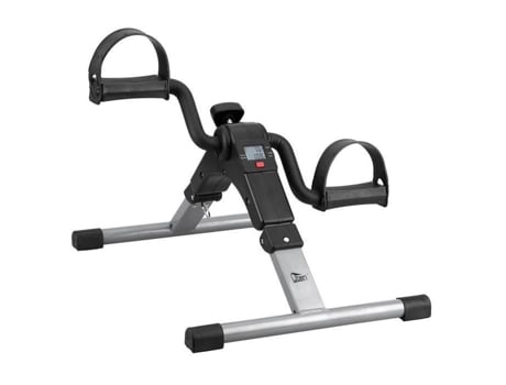 Pedaleira De Braço/perna Uten Exercitador Dobrável Mini Bicicleta Ergométrica Prata