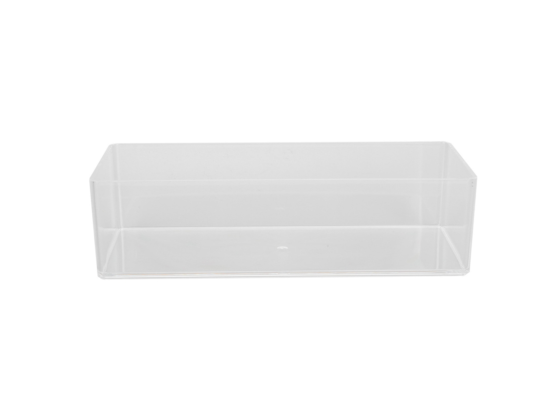 Caja De Armazenamento Portátil Transparente De Camada Única Para Ferramentas De Unhas Multifuncional