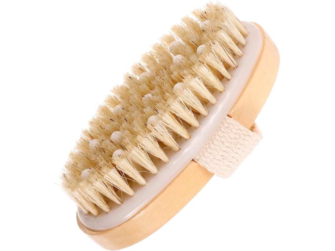 Lurelia Acessório De Duche Com Escova De Massagem Corporal, Pega Ergonómica, Escovagem A Seco E Massagem Suave, Uso Diário Confortável