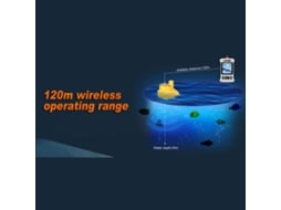 Sensor Sonar Pesca Inalámbrico Profundidade 45m