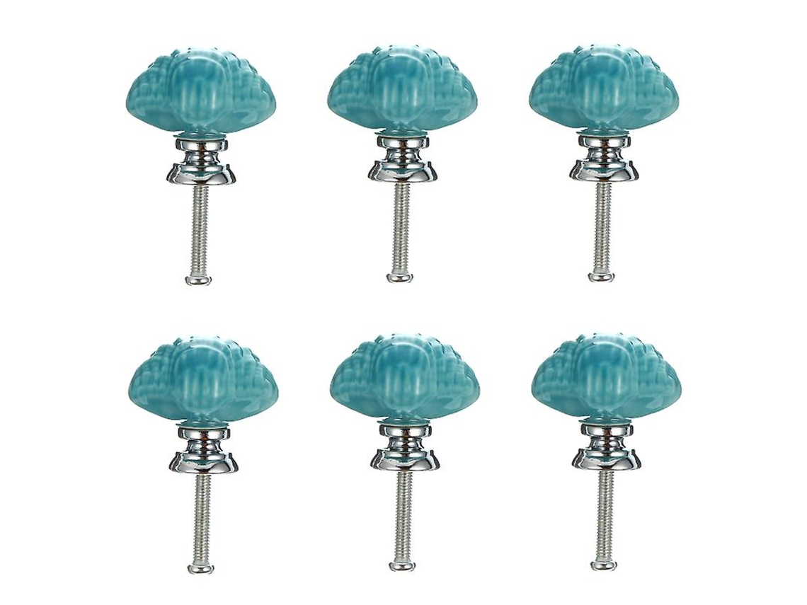6Pcs Botões de Cerâmica para Gabinete ALLINLESS