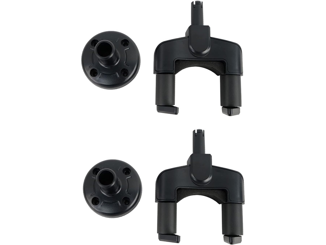 Conjunto De 2 Suportes De Parede Para Guitarra Em Abs Com Gancho Largo