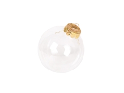 Bolas Decorativas Transparentes De Natal 6cm/2.36in Plástico Diy Preenchíveis Para Festivais E Casamentos