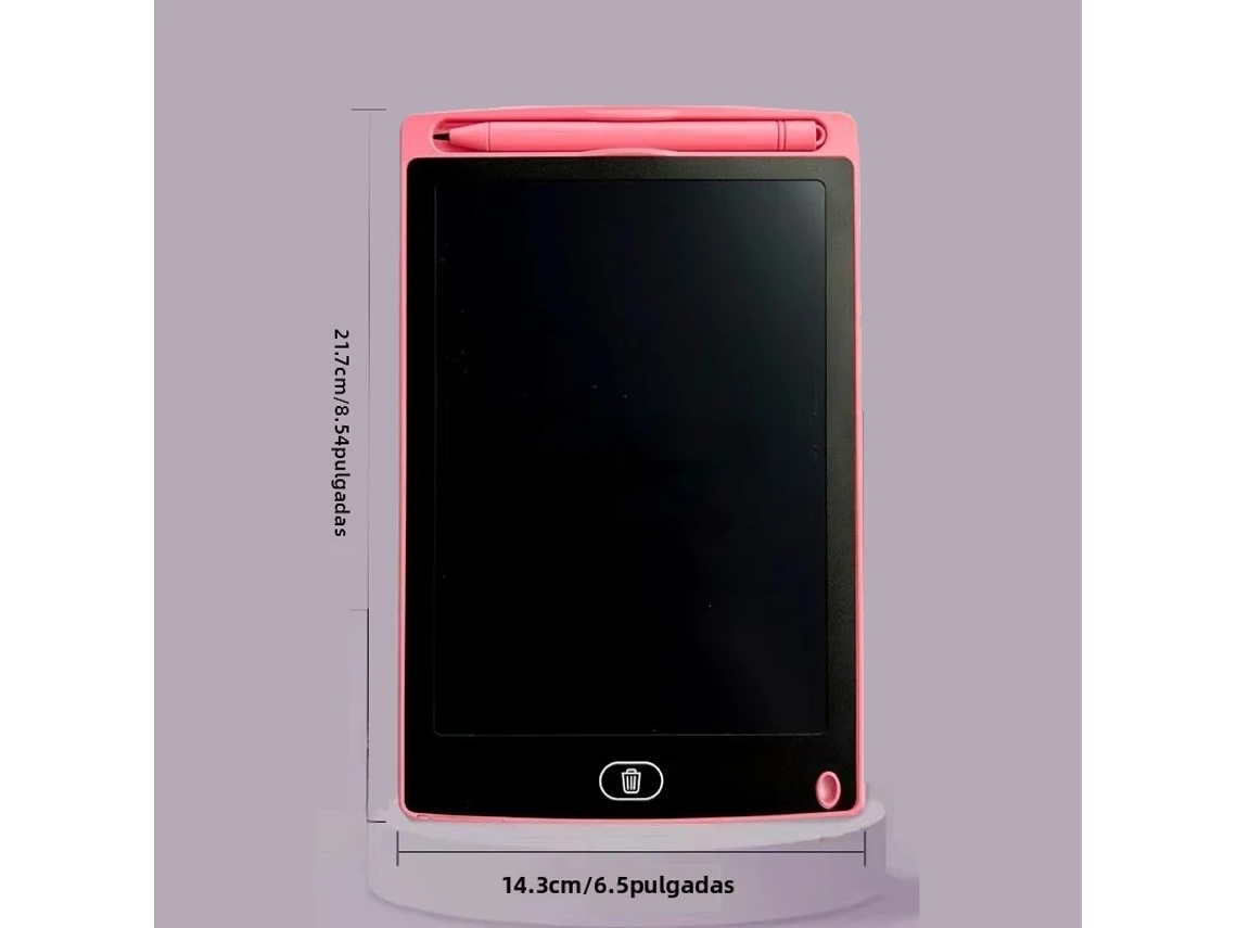 (rosa, 8,5 Polegadas) Tablet De Escrita Lcd, Prancheta De Desenho, Quadro Para Rabiscos Infantis, Quadro Negro De Brinquedo Para Escrever