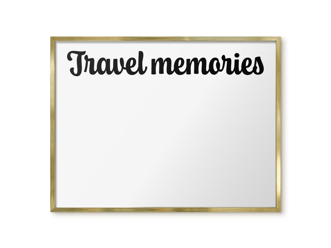 Magnetic Board Travel Memories For The Living Room Espelharte (80x60 Cm)