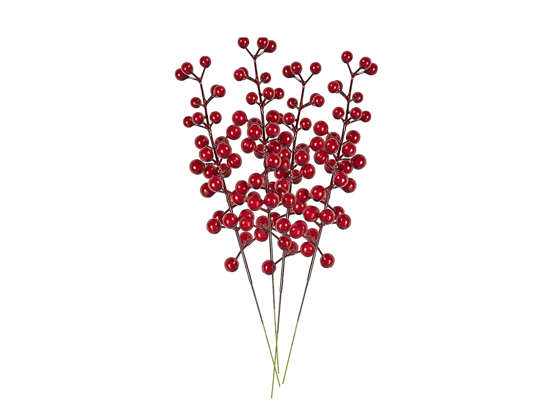 Simulação com Garfo Único para Arranjo de Flores Vermelho LAXISCREED