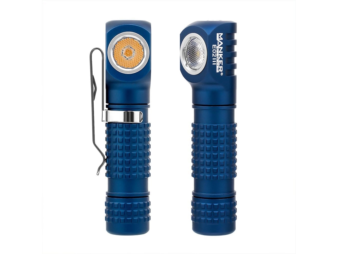 Manker E02 Iii - Chaveiro De Bolso Com Lanterna 400 Lúmens, Fecho