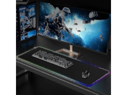 Mousepad Gamer Com Iluminação Led H Brilvibera