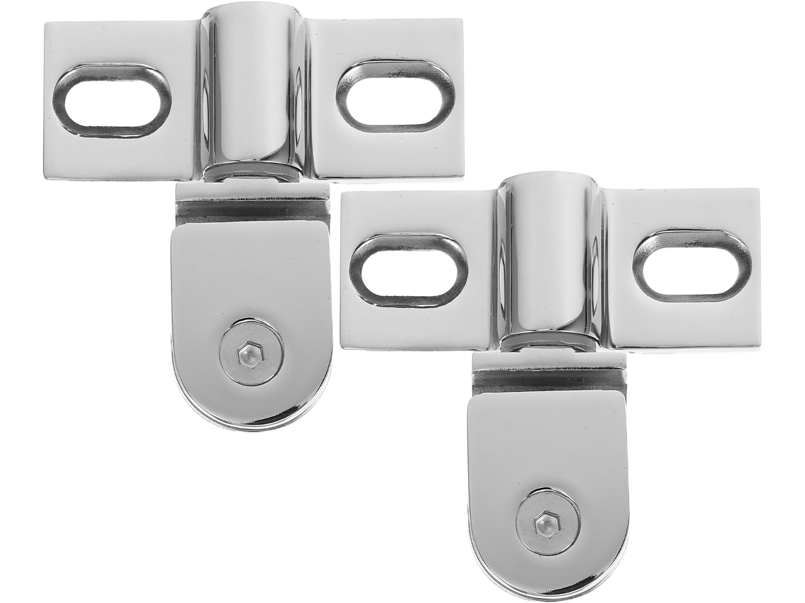 Conjunto De 2 Puxadores Vidro Para Box Chuveiro Com Pivô Duplo, Em Aço Inoxidável Resistente, Para Banheiros E