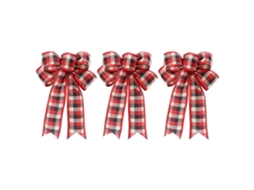 Laxiscreed Pack De 3 Laços De Decoração De Natal Para Árvores E Interiores