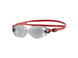 Óculos de Natação Futura Classic para Crianças, Tamanho Único, Vermelho Lava/Transparente AQUAFORGE