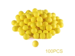 Primerox 100 Bolas de Espuma Rounds para Brinquedos Infantil Replace Pack 1.45cm Eva 5+