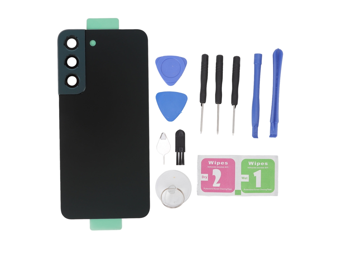 Capa de Vidro Traseiro para Samsung Galaxy S22 com Lente de Câmera EOOCOO