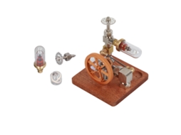 Modelo de Motor Stirling de Velocidade Ajustável com Volante Vertical