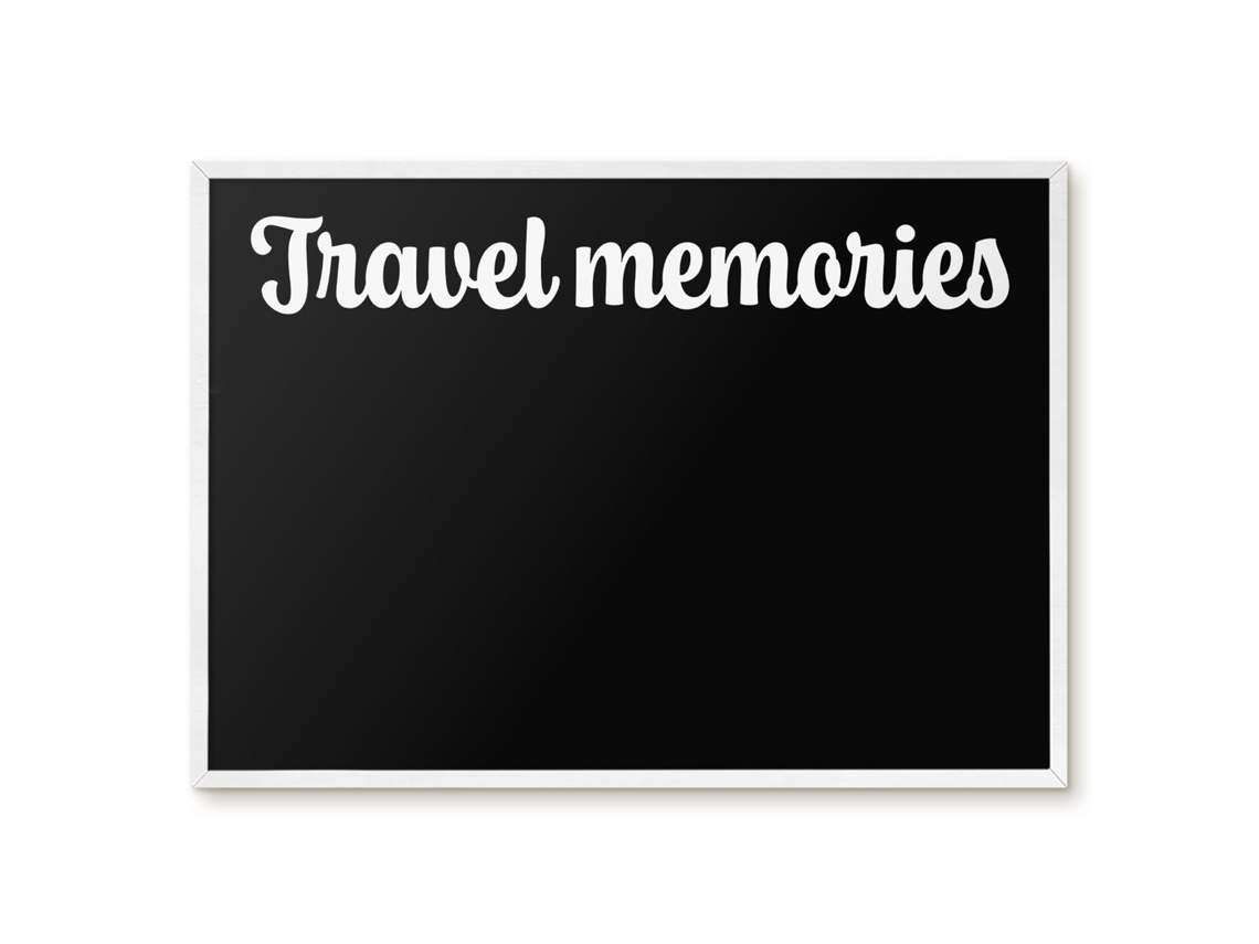 Magnetic Board Travel Memories For The Living Room Espelharte (70x50 Cm)