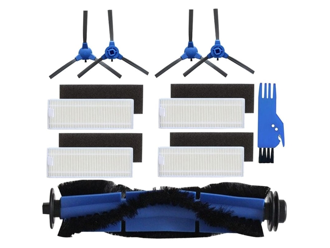 Kit De Reposição Para Aspirador De Pó Robô 1090, Acessórios, Escova Rotativa, Escova Lateral, Filtro Hepa Slowmoose