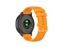 Bracelete Para Samsung Galaxy Watch (46mm) - Silicone Xadrez (22mm) - Amarelo