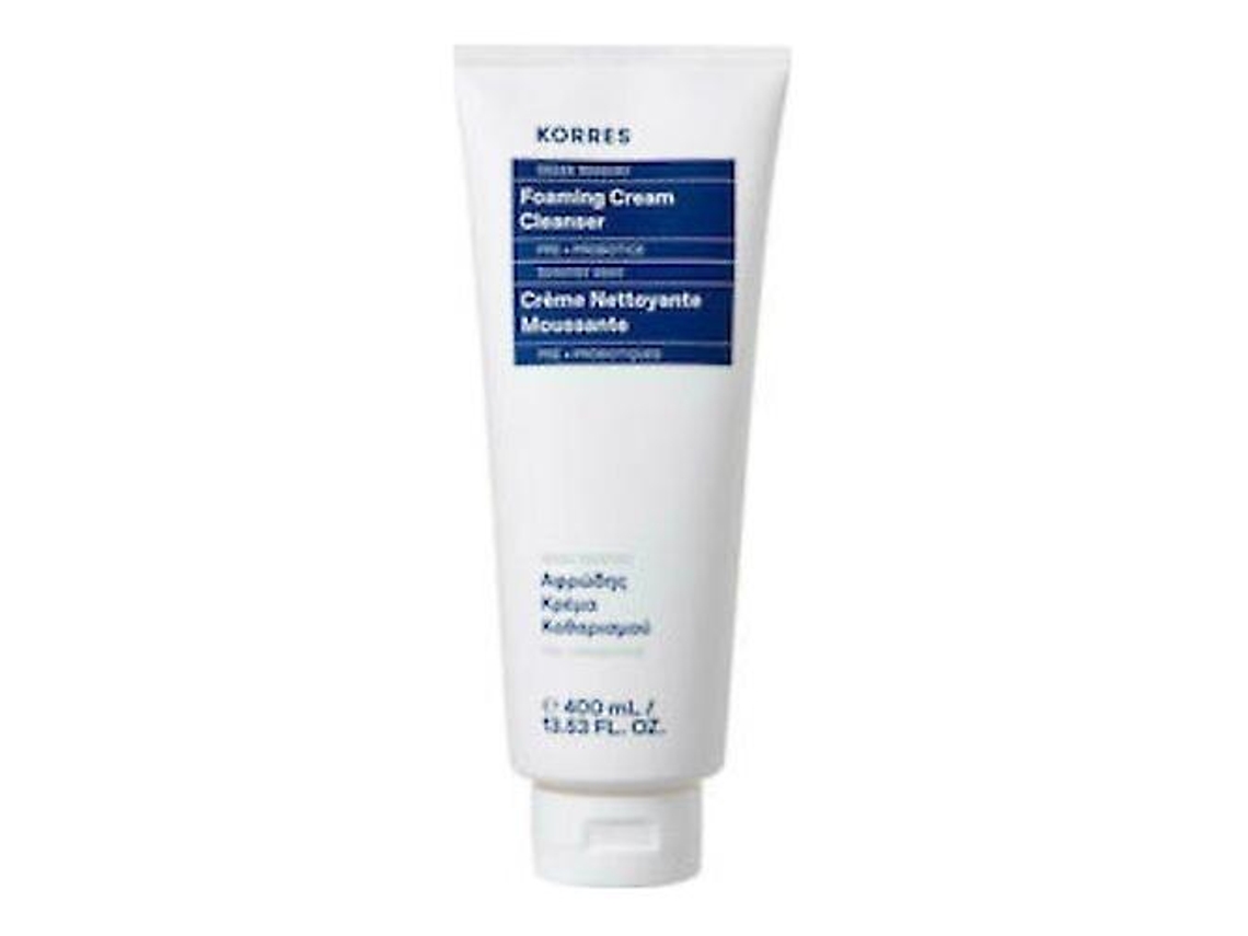 Creme De Limpeza Espumante Korres Com Iogurte Grego 400ml