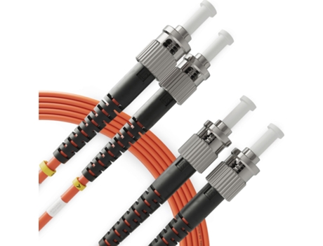 Cabo de Fibra Ótica BEYONDTECH St a St Om2 Multimodo Duplex 70 Metros 1 Unidade Cordão Duplo Fibra Óptica Upc/Upc 50/125 Lszh