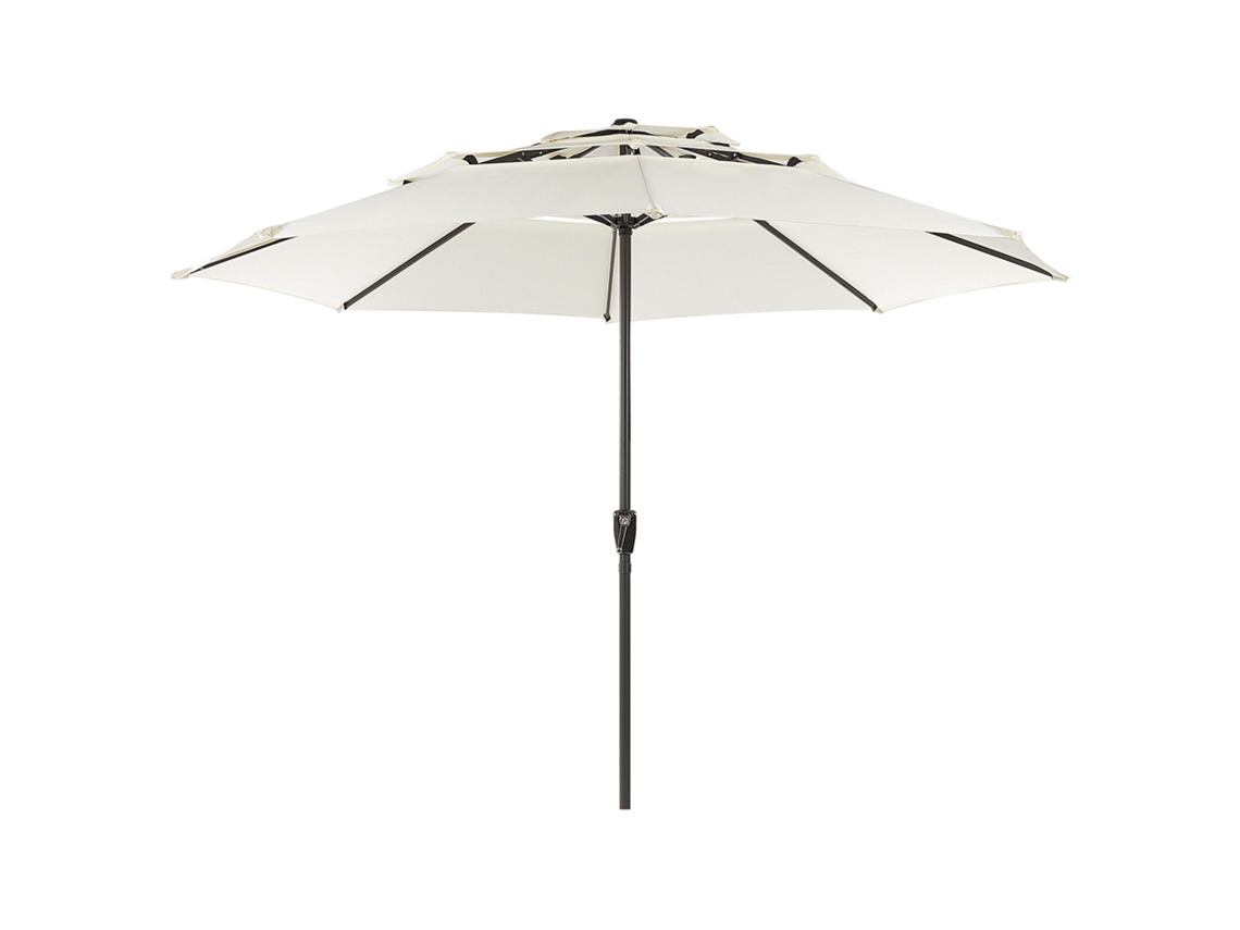 Guarda-sol De Jardim 285 Cm Bibione Creme Claro