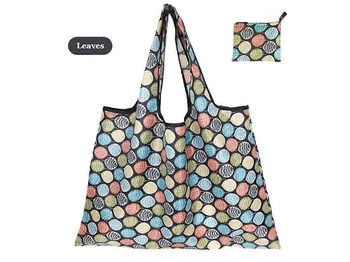 Bolsa Grande de Tecido Oxford Grosso, Ombro Grande, Ecológica, Reutilizável, Portátil, Feminina Dob Rável, Compras. GOKOCO
