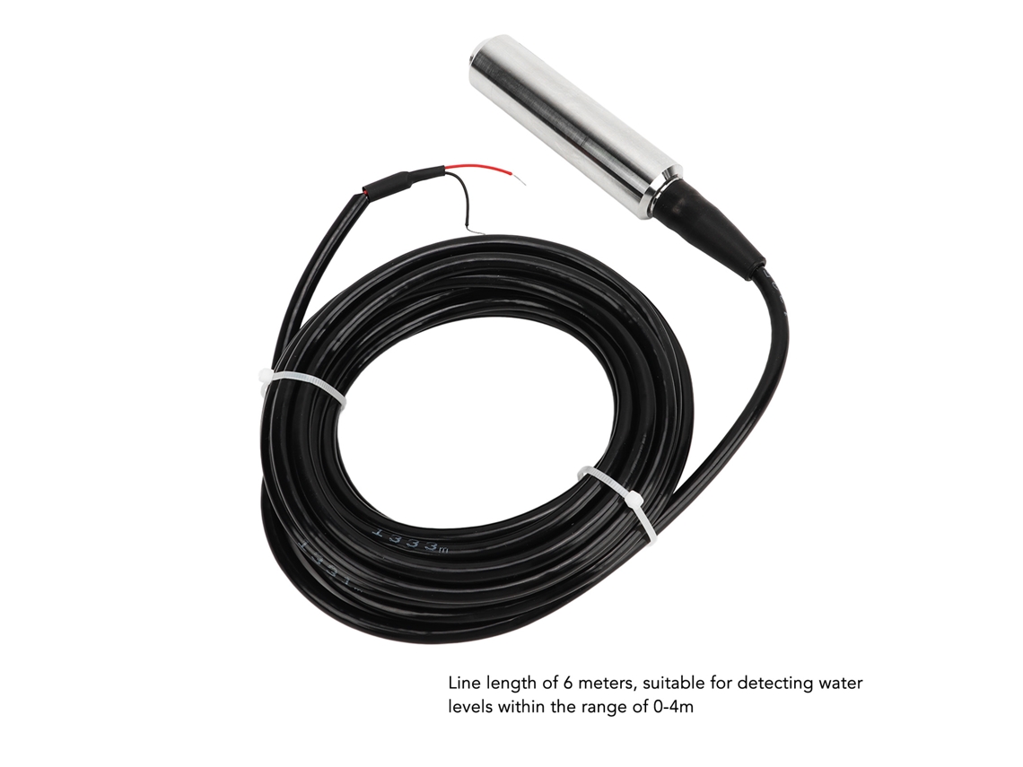 Laxiscreed Sensor De Nível Líquido Submersível Com 6m De Cabo E Alcance De 0 A 4 Metros