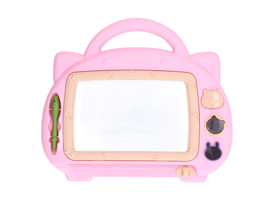 Ats tablero Mágico de Dibujo para Niños Colorido Borrable Reutilizable Práctico para Mayores de 3 Años Rosa Plano