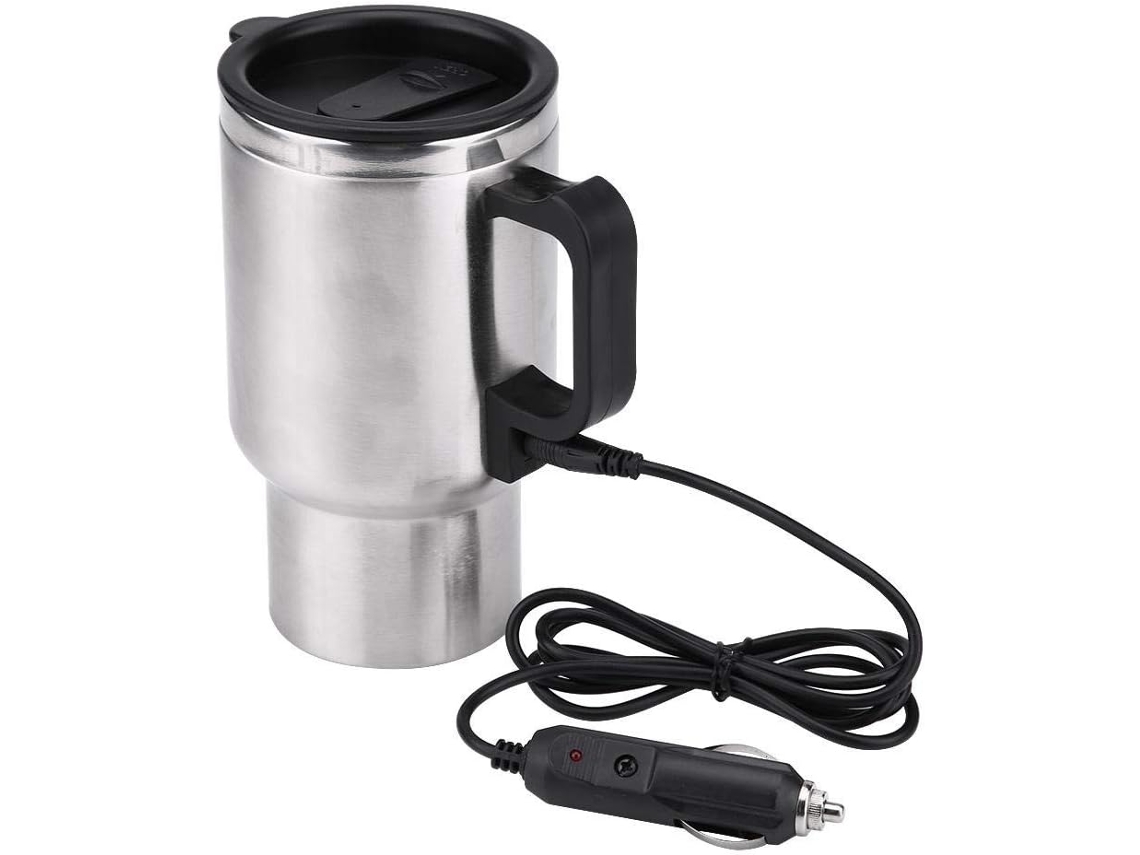 Copo Aquecedor Para Carro Chaleira Para Carro, Copo Aquecedor Elétrico De Aço Elétrico, Adequado Para Café, Chá, 450 Ml 12 V Zeuxo