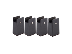 Lurelia Elevador Para Móveis, Reforçado, Em Feltro, Em Plástico, Para Cama, Sofá E Mesa, 4 Polegadas, Preto/madeira, 9.000 Kg