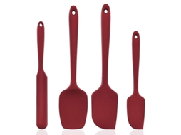 Conjunto De Espátulas De Silicone Resistente Ao Calor 600f, Design Sem Costuras