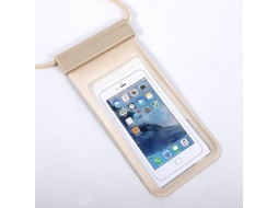 Capa Impermeável Para Celular, Capa Universal À Prova Dágua Ipx8, Bolsa Estanque Subaquática Para Celular De 6,2 Polegadas Para Iphone - Dourada