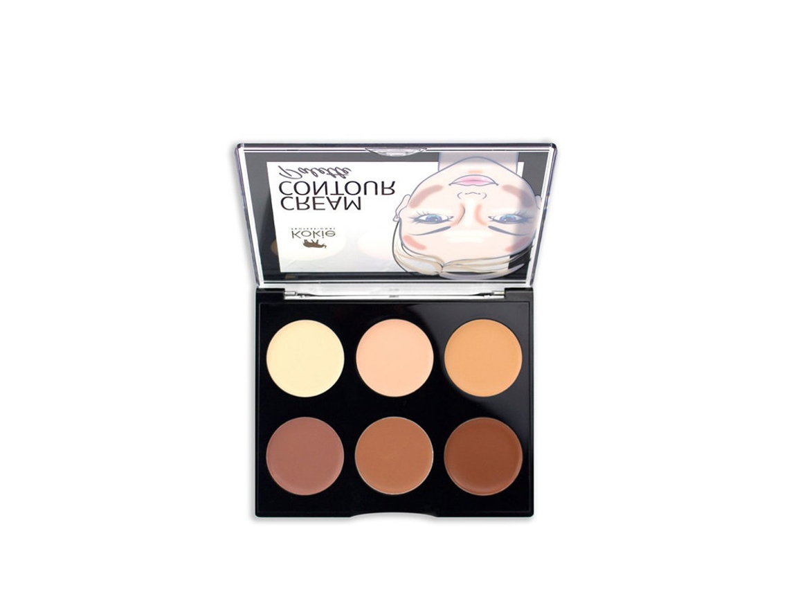 Kokie Cream Contour Palette - Light/Medium