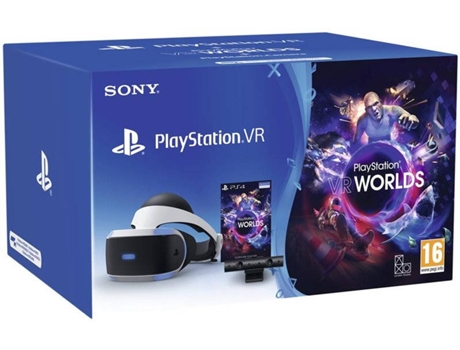 Jogo PS VR PlayStation VR + PS Camera v2 + VR Worlds: Pack 
