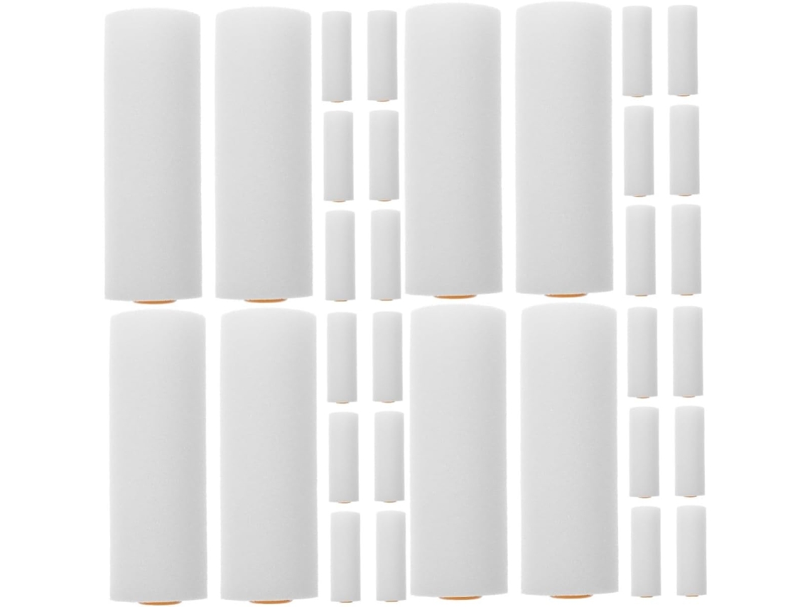 Conjunto De 48 Peças De Ferramentas Pequenas Para Pintura De Paredes E Armários - Práticas Para