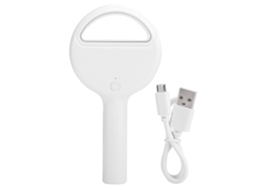 V Entilador Sem Lâmina Portátil (recarregável Via Usb, Mini E Portátil) Branco Ventilador Pequeno Frio De Verão