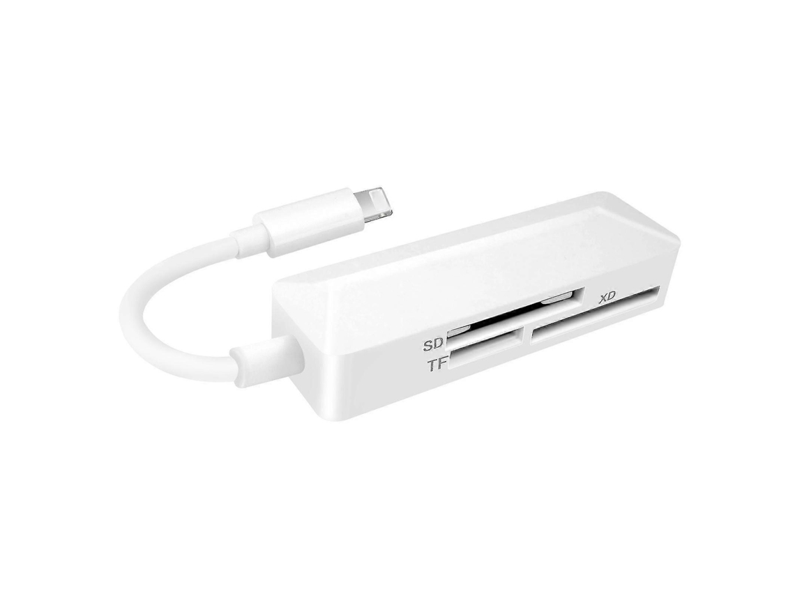 Leitor De Cartão Ios De 8 Pinos Tfsd Xd 3 Em 1 Para Laptop, Celular E Tablet Aquaforge