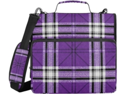 Conjunto de 3 aros, 1, 5 polainas com ângulo, bolsas extras, alça de ombro removível. Inclui bolsa com zíper.