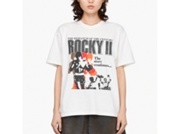 Rockinstone Rocky Movie Ii Poster White Adult T-shirt Size:s