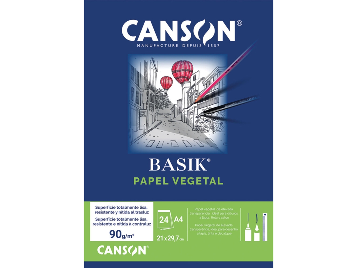 Papel Vegetal A4 Canson