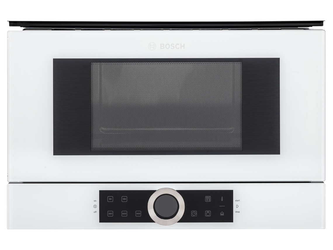 Micro-ondas Encastre BOSCH BFL634GW1 (21 L - Sem Grill - Branco)