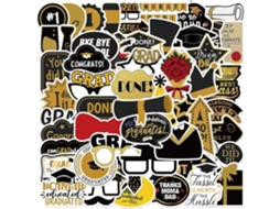 52 Adesivos De Formatura, Adesivos De Vinil À Prova Dágua Para Garrafa De Água, Laptop, Bagagem, Capacete, Skate, Snowboard, Gui Aquaforge